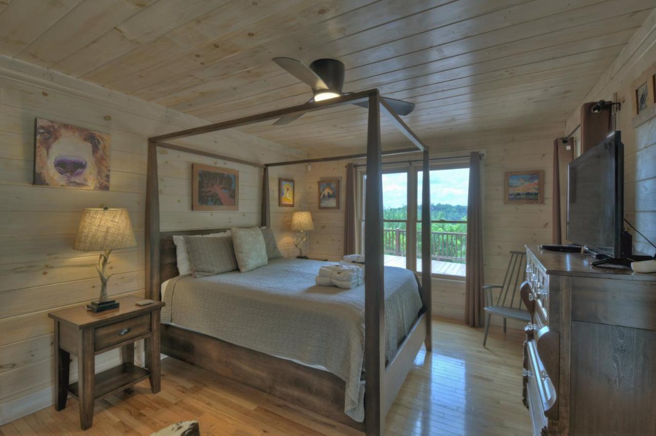 Champagne Chalet - Cuddleup Villa Morganton Buitenkant foto
